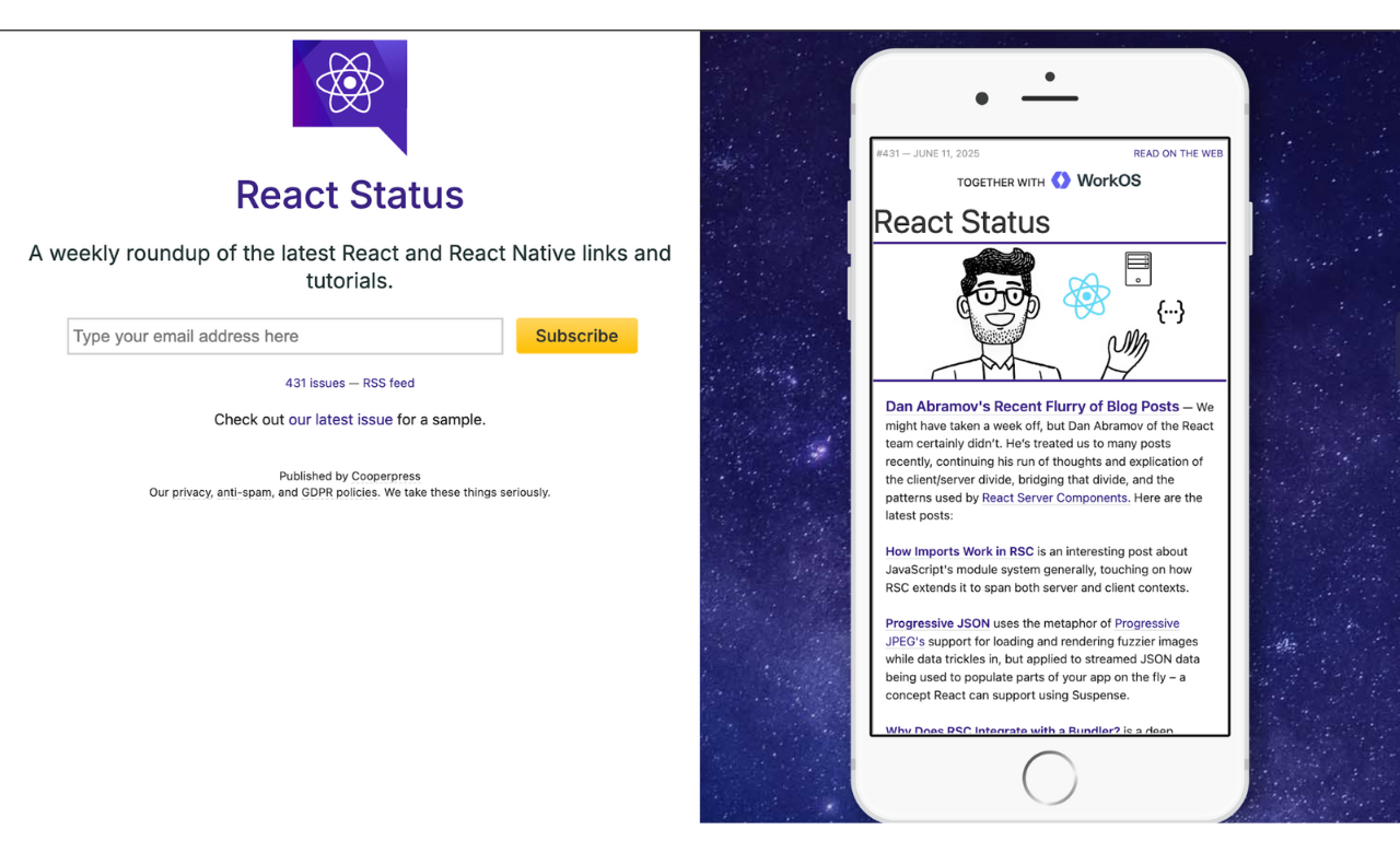 React Status