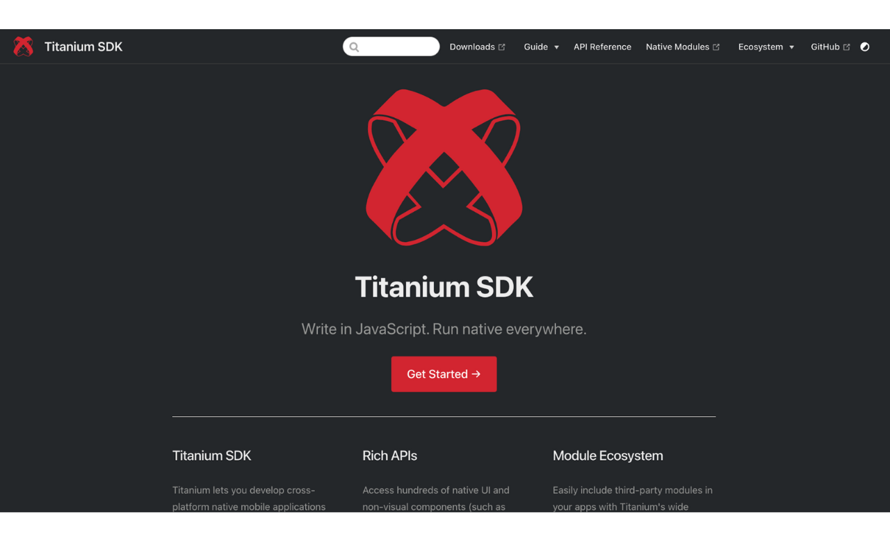 titanium-sdk-javascript
