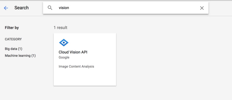 Vision API