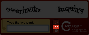 sound-based captchas example