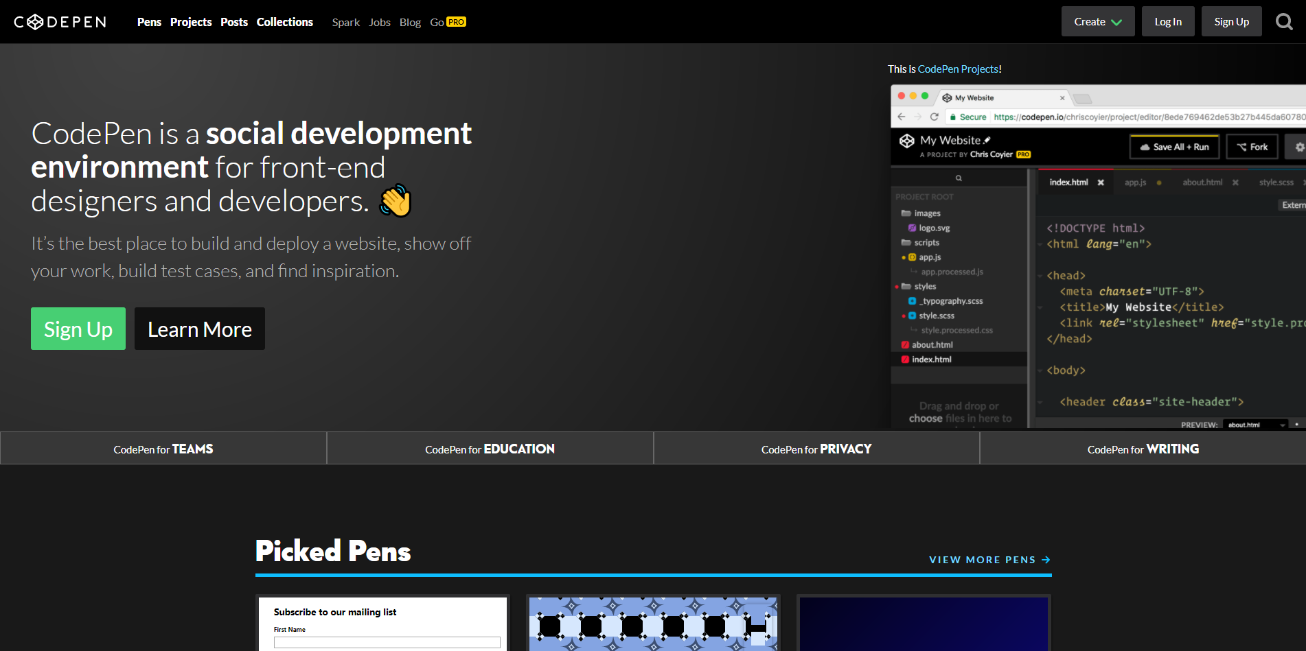CodePen-dashboard-example