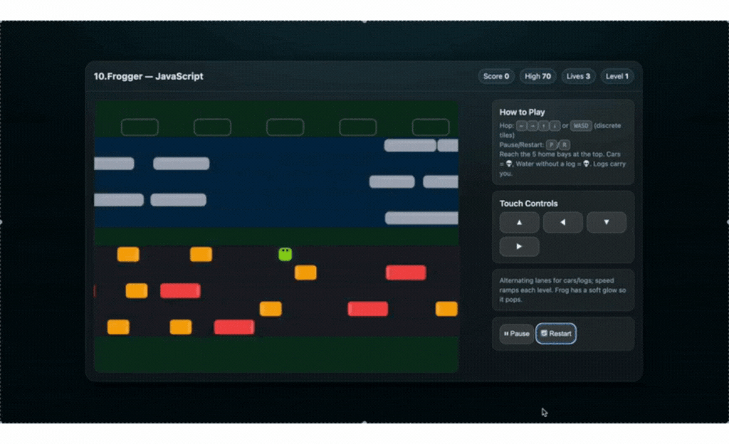 frogger-game