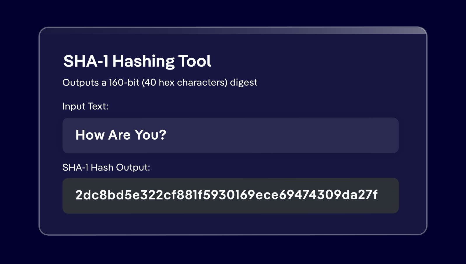 hashing tool