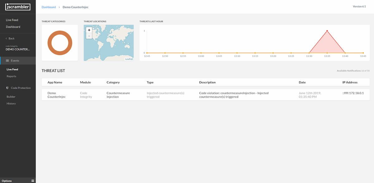 Live-Feed-example- countermeasures-tutorial