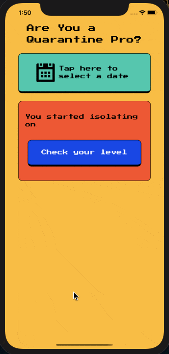 Quarantine Pro React Native App