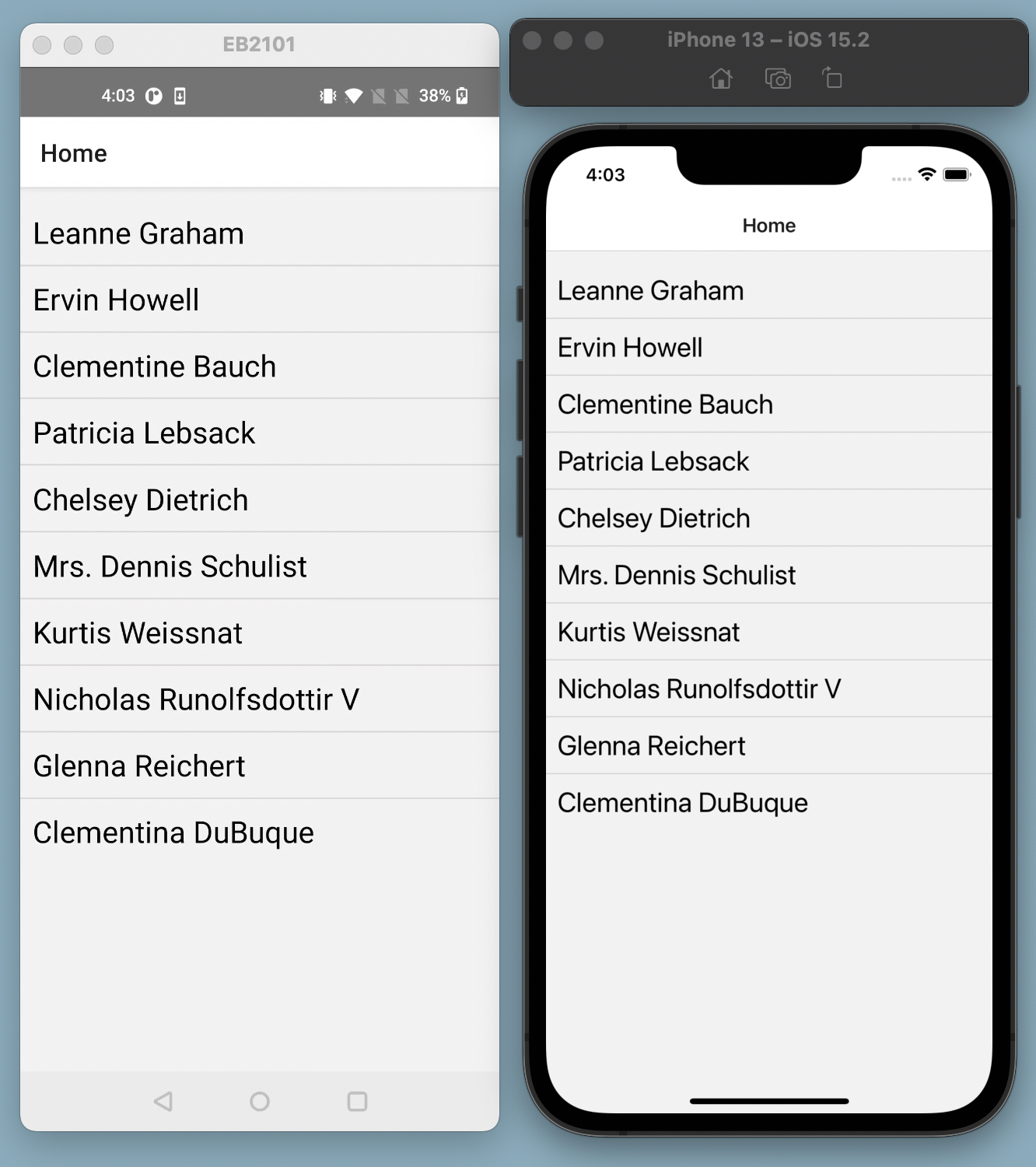 iOs-simulator