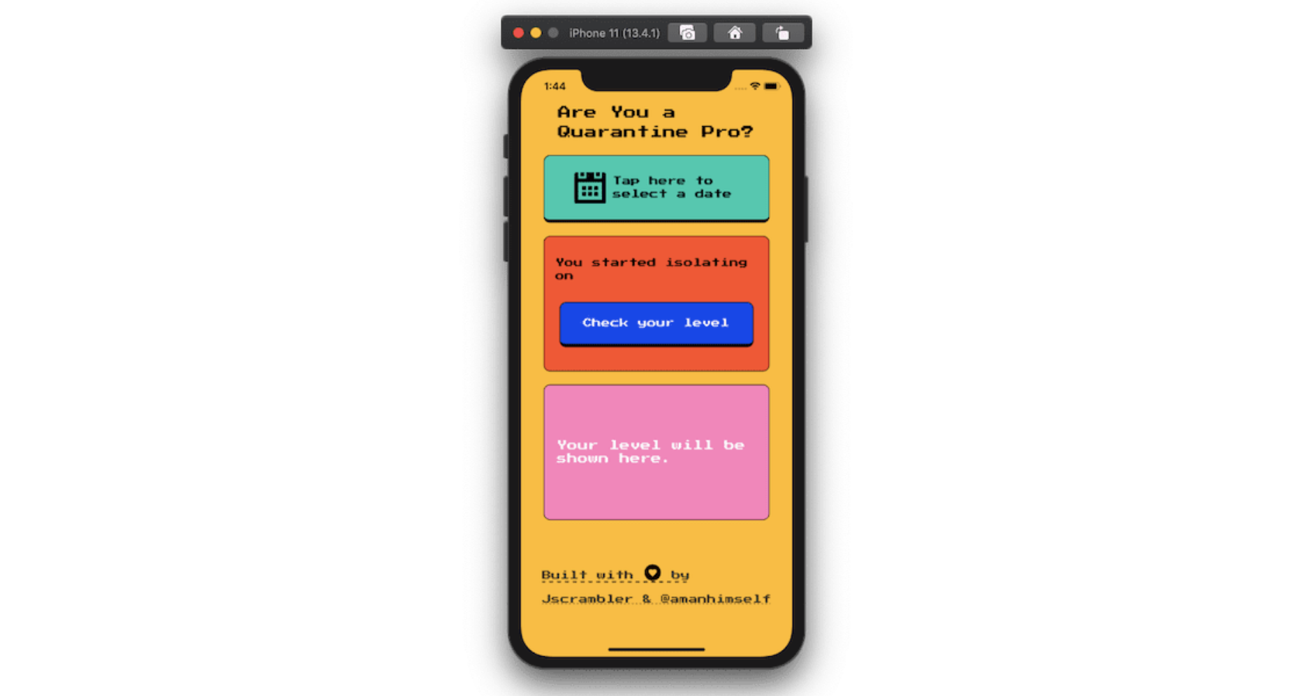 Quarantine-Pro-React-Native-app-example