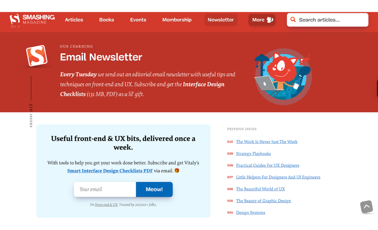 Smashing Newsletter